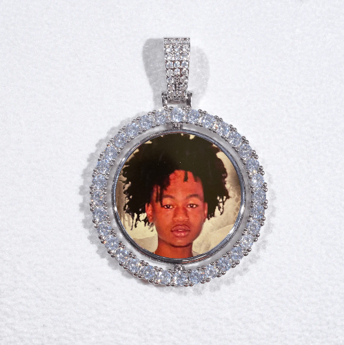 3D Spinning 2-Faced Custom Picture Pendant