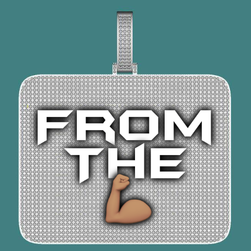 CUSTOM LETTER NECKLACE 3D BIG SQUARE