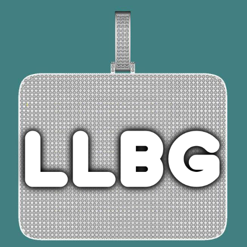 CUSTOM LETTER NECKLACE 3D BIG SQUARE