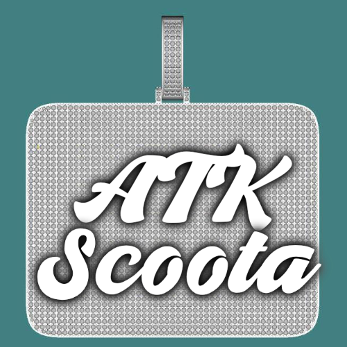 CUSTOM LETTER NECKLACE 3D BIG SQUARE