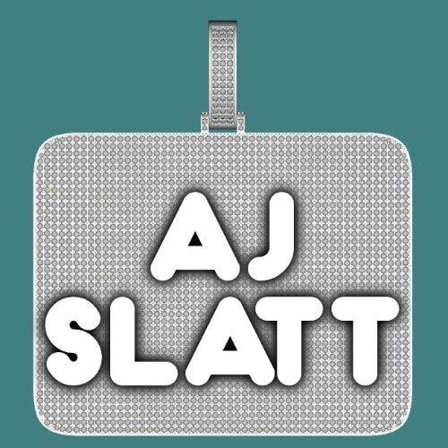 CUSTOM LETTER NECKLACE 3D BIG SQUARE