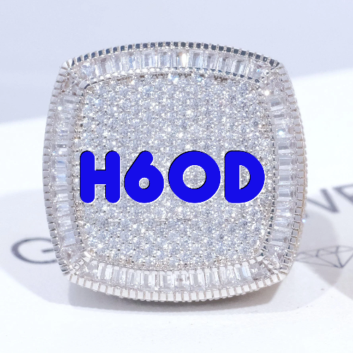 CUSTOM LETTER 3D ICED RING