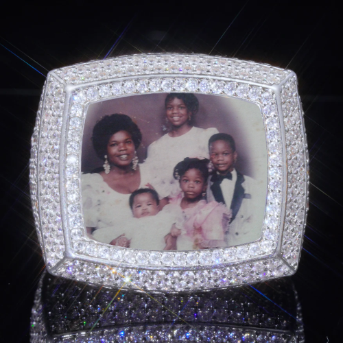 3D CUSTOM PICTURE ICED RING