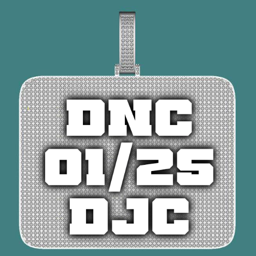 CUSTOM LETTER NECKLACE 3D BIG SQUARE