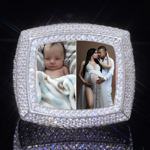 3D CUSTOM PICTURE ICED RING