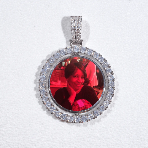 3D Spinning 2-Faced Custom Picture Pendant