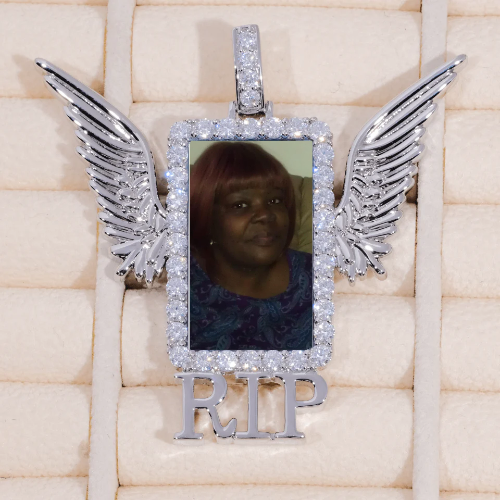 RIP WING 3D CUSTOM PICTURE PENDANT