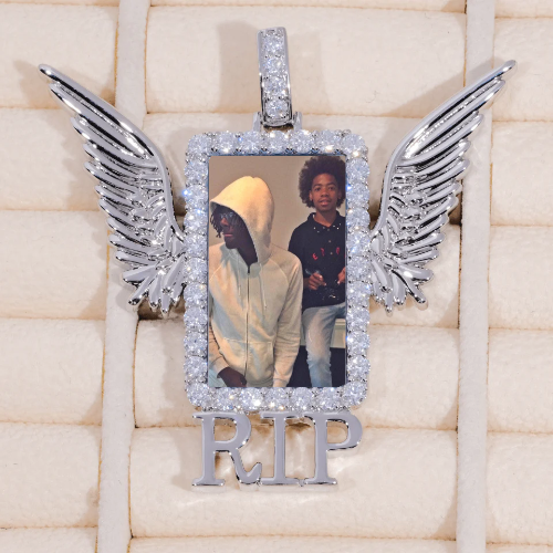 RIP WING 3D CUSTOM PICTURE PENDANT