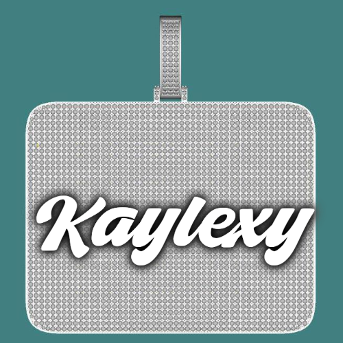 CUSTOM LETTER NECKLACE 3D BIG SQUARE