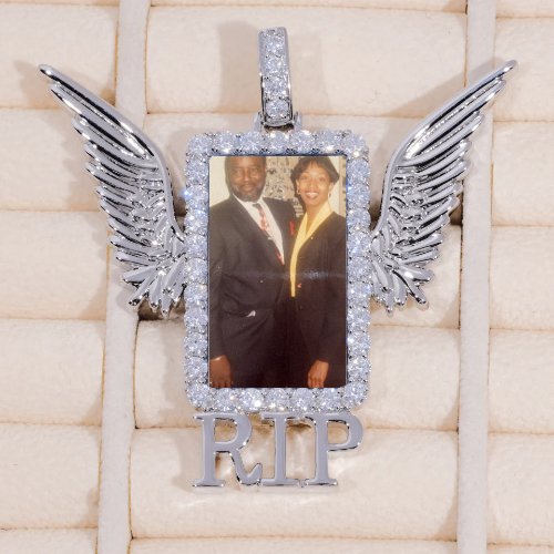 RIP WING 3D CUSTOM PICTURE PENDANT