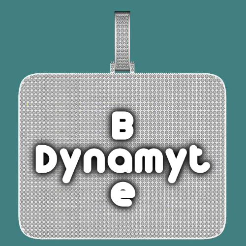 CUSTOM LETTER NECKLACE 3D BIG SQUARE