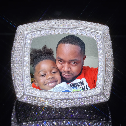 3D CUSTOM PICTURE ICED RING