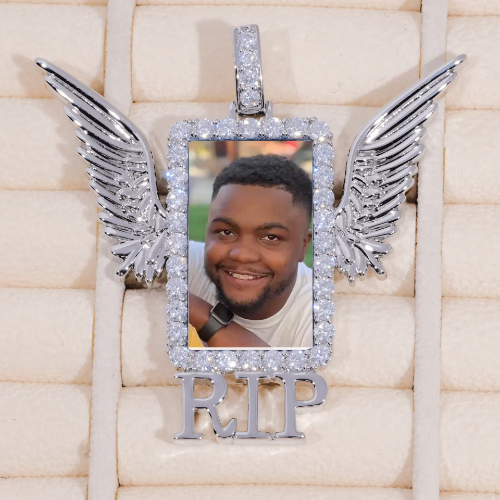 RIP WING 3D CUSTOM PICTURE PENDANT