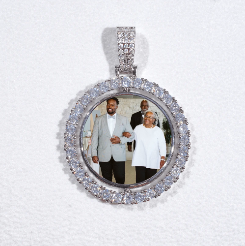 3D Spinning 2-Faced Custom Picture Pendant