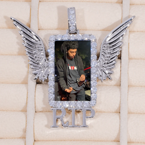 RIP WING 3D CUSTOM PICTURE PENDANT