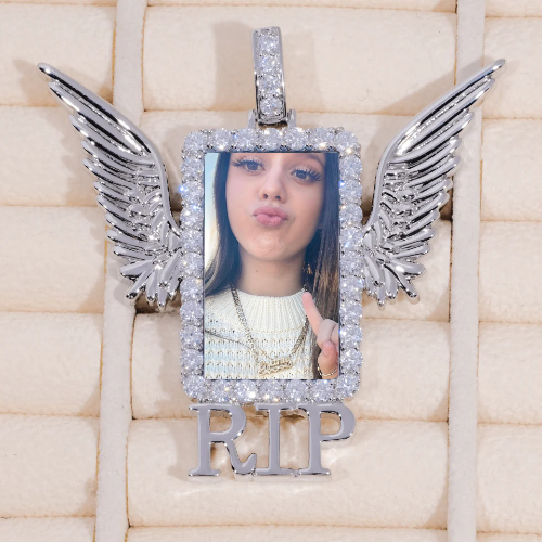 RIP WING 3D CUSTOM PICTURE PENDANT