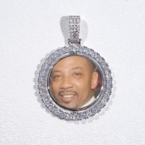 3D Spinning 2-Faced Custom Picture Pendant