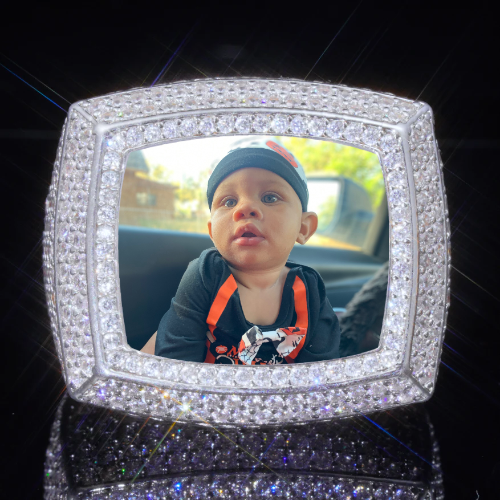 3D CUSTOM PICTURE ICED RING