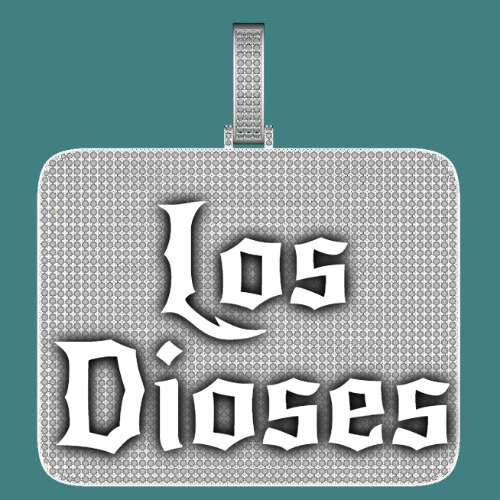 CUSTOM LETTER NECKLACE 3D BIG SQUARE