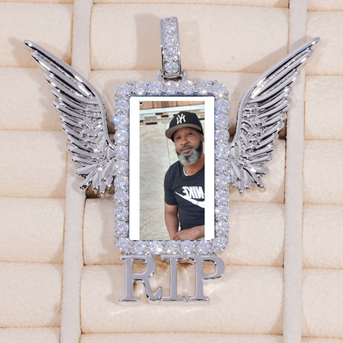 RIP WING 3D CUSTOM PICTURE PENDANT