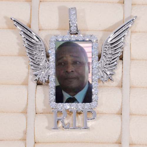 RIP WING 3D CUSTOM PICTURE PENDANT
