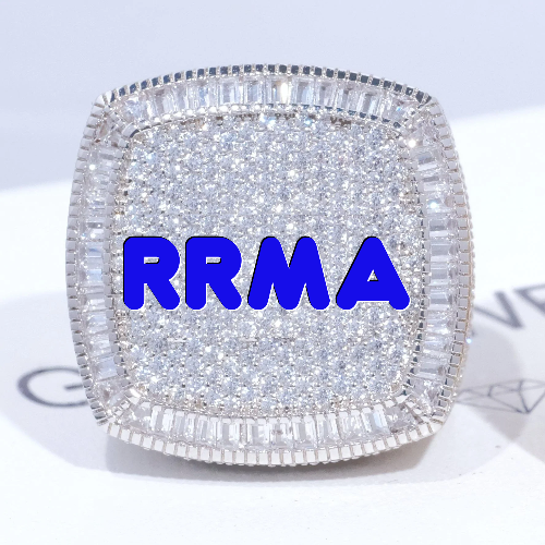 CUSTOM LETTER 3D ICED RING
