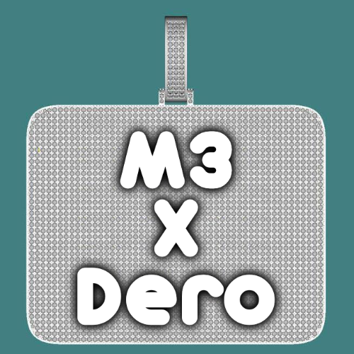 CUSTOM LETTER NECKLACE 3D BIG SQUARE