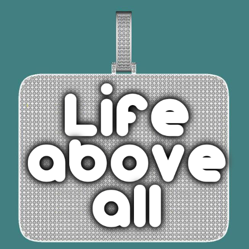 CUSTOM LETTER NECKLACE 3D BIG SQUARE