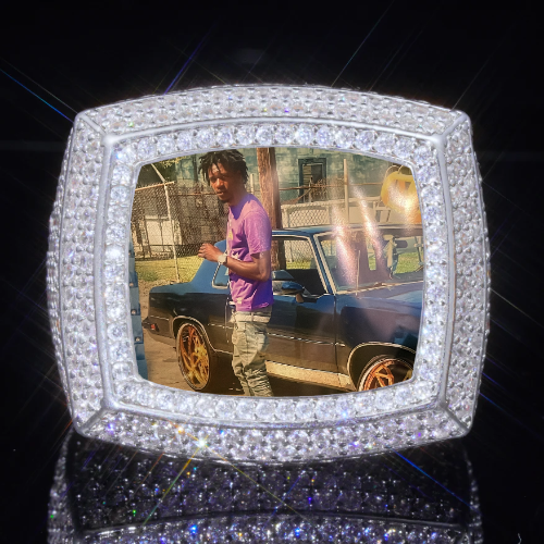 3D CUSTOM PICTURE ICED RING