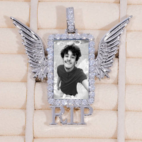 RIP WING 3D CUSTOM PICTURE PENDANT