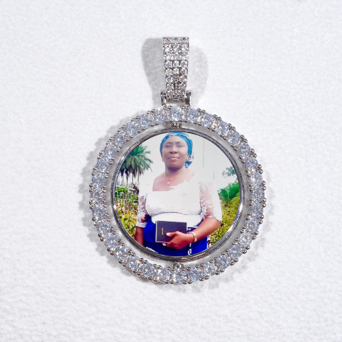 3D Spinning 2-Faced Custom Picture Pendant