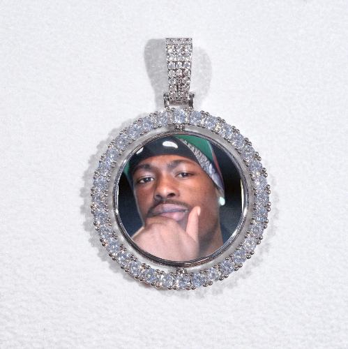 3D Spinning 2-Faced Custom Picture Pendant