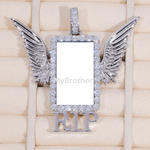 RIP WING 3D CUSTOM PICTURE PENDANT