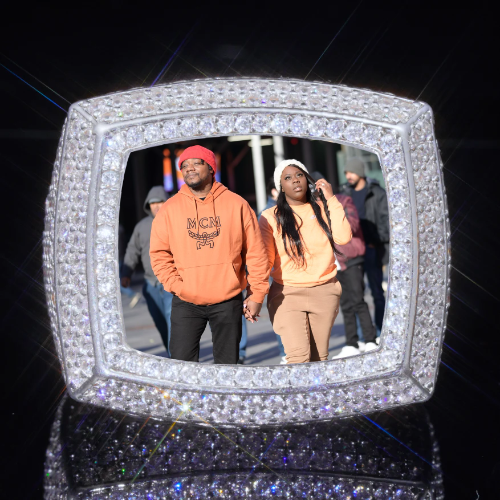 3D CUSTOM PICTURE ICED RING