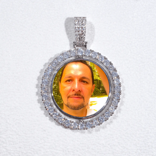 3D Spinning 2-Faced Custom Picture Pendant