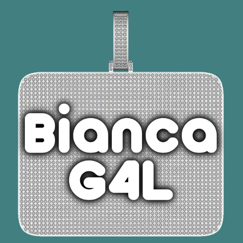 CUSTOM LETTER NECKLACE 3D BIG SQUARE