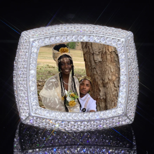 3D CUSTOM PICTURE ICED RING