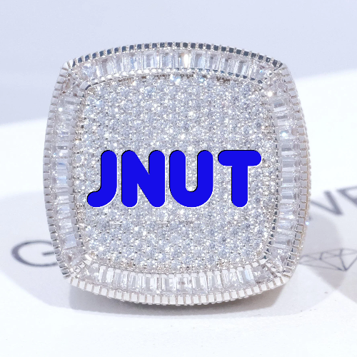CUSTOM LETTER 3D ICED RING
