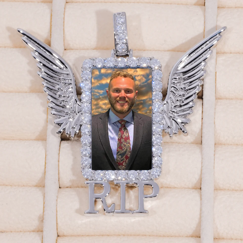 RIP WING 3D CUSTOM PICTURE PENDANT