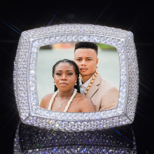 3D CUSTOM PICTURE ICED RING