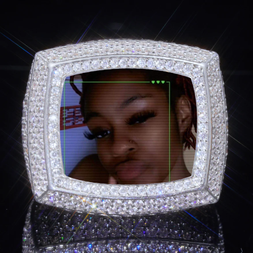 3D CUSTOM PICTURE ICED RING