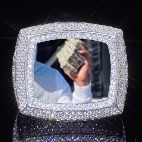 3D CUSTOM PICTURE ICED RING
