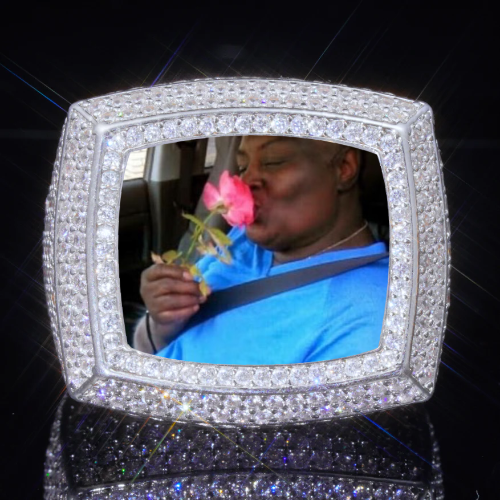 3D CUSTOM PICTURE ICED RING