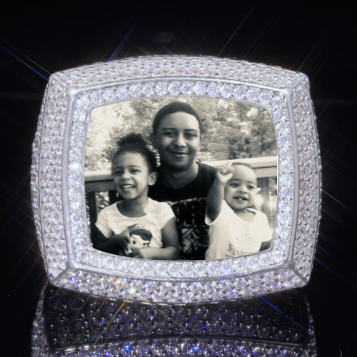 3D CUSTOM PICTURE ICED RING