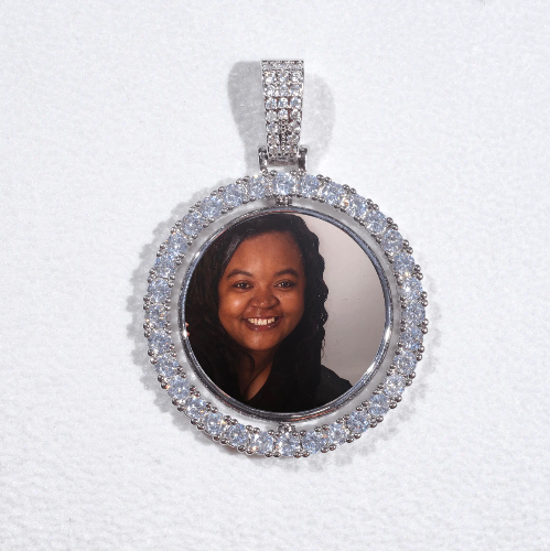 3D Spinning 2-Faced Custom Picture Pendant