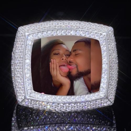 3D CUSTOM PICTURE ICED RING