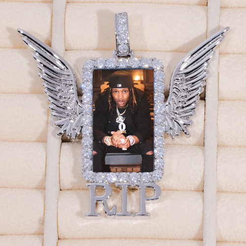 RIP WING 3D CUSTOM PICTURE PENDANT