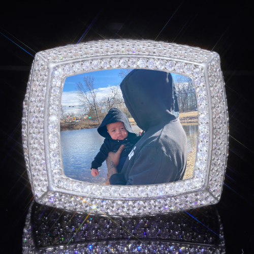 3D CUSTOM PICTURE ICED RING