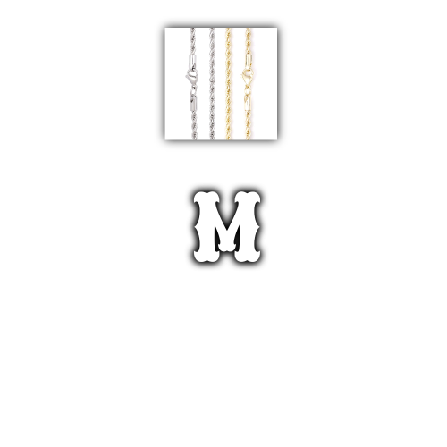 Custom Letters Freibeuter Font Necklace