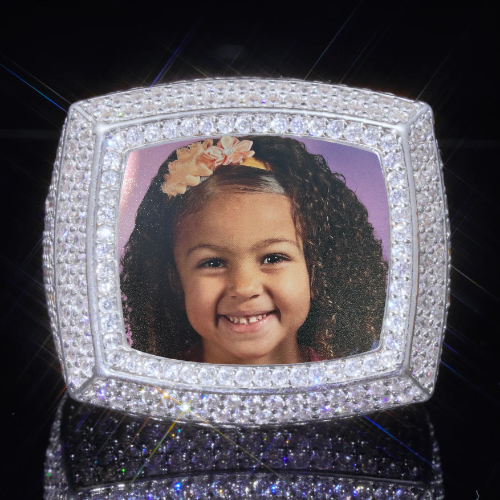 3D CUSTOM PICTURE ICED RING